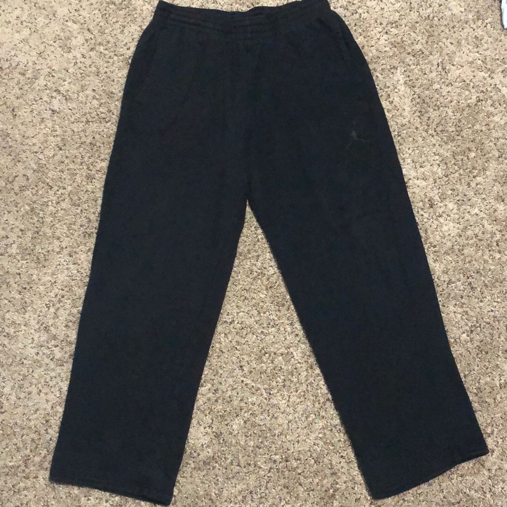 Jordan Mens Sweatpants Size Large Black